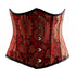 SiaLinda: Unterbrust Korsett Toinette, rot schwarz gold, Premiumkollektion, sexy - SiaLinda.com